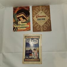 3 Vtg. Cook Books, Booklets, Advertising, Crown Flour, Carnation+ 1930s, 40s picture