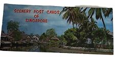 1950’s Beautiful VTG Collectible Post Cards Of Singapore. Set Of (8) Never Used picture