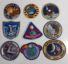 NASA Apollo Lion Brothers Mission Patches 1,2,7,8,10,13,14,15 Collectors patches picture