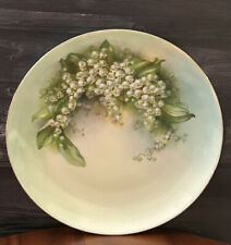 Antique Lily Of The Valley Plate Hutschenreuther 1856-1891 Bavaria Germany picture