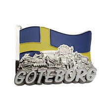 Goteborg Sweden Metal Refrigerator Fridge Magnet Travel Souvenir Tourist Gift picture