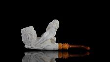 Large Naked Lady Meerschaum Pipe handmade smoking tobacco w case MD-194 picture