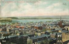 Harrisburg Pennsylvania~Birdseye Rooftops to Susquehanna River~1907 Postcard picture