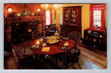 Nauvoo IL-Illinois, Joseph Smith Homestead Keeping Room, Vintage Postcard picture