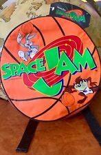 Warner Bros 1996 Vintage SPACE JAM Basketball Backpack Bag New with Tags RARE picture