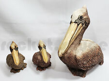 Rare United Design Classic Critters 1984 Pelican w Babies Statue Display UDC picture