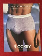 Jockey Men’s Underwear Gay Interest 1997 Print Ad - Great To Frame picture