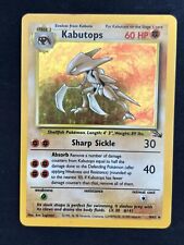 Kabutops 9/62 - Fossil - Pokemon - Holo - Excellent 💥  picture