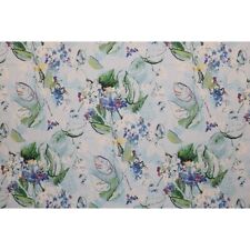 2 Drapes Gorgeous Sisley Gardens in RARE CALYPSO COLORWAY  100% cotton Barkcloth picture