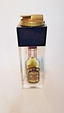 VINTAGE RONSON LUCITE TABLE LIGHTER WITH BOTTLE OF CHIVAS REGAL picture