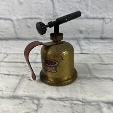 Vintage DUNLAP Brass Mini Denatured Alcohol Torch C3 picture