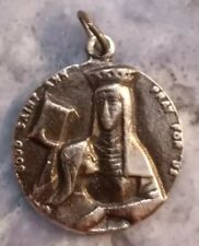 Good St Ann Medal Church of St Jean Baptiste NYC Silvertone picture