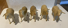 Antique composition toy miniature Sheep animal Barn farm picture