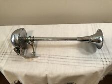 Vintage 14” Air Horn Chrome Truck Boat RV Rat Rod. Unknown Maker picture