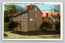 Lexington MA- Massachusetts, Old Hancock Clark House Postcard picture