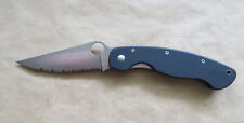 Early/Vintage Spyderco Military Knife Folder CPM 440V Golden Colorado USA Made picture