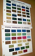 1974 Ford Lincoln Mercury Mustang Torino Cougar car truck upholstery samples set picture