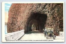 Postcard West Entrance Mitchell's Point Tunnel Columbia River Highway Oregon picture