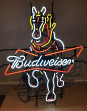 Clydesdale Horse Beer Logo Neon Light Sign Lamp Bar Display Wall Decor 24x20 picture