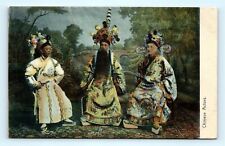 Postcard China Hong Kong Chinese Actors c1914 Pub M Sternberg F21 picture