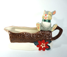 Disney Parks Thumper from Bambi Christmas Holiday Gravy Boat Ceramic picture