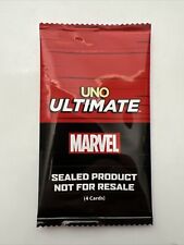 2023 UNO Ultimate Marvel Sealed 4 Card Pack Foil Chase Unopened picture