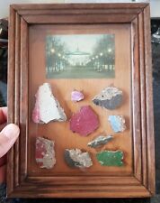 Unique Genuine Pieces of The Berlin Wall Mounted in Wooden Display Frame COA picture