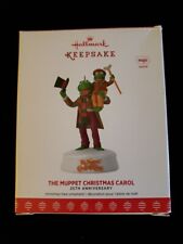 Hallmark 2017 The Muppets A Christmas Carol 25th Kermit MAGIC Ornament w/Sound picture