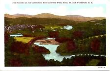 The Narrows Connecticut River, Wells River Vermont, Woodsville NH Postcard picture