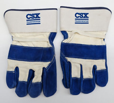 VINTAGE CSX RAILROAD WORK GLOVES  LATE 1980S/1990S RARE picture