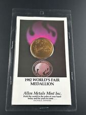 1982 WORLD's FAIR MEDALLION Knoxville, Tennessee BRONZE Allen Metals Mint Sealed picture