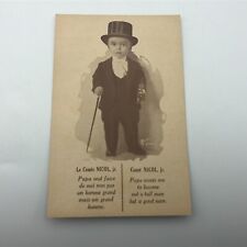 Vintage NEW MIDGETS PALACE The Rare Baby Info Card Montreal Scarce M1 picture