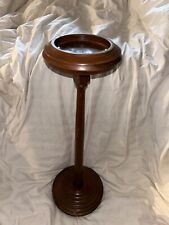 Vintage Wooden Ash Tray Stand.  picture