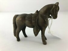 Vintage Brass Carnival Prize Horse Miniature Figurine picture