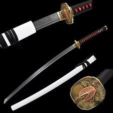 High quality Clay Tempered Folded Steel Japanese Samurai Katana Full Tang Sharp picture
