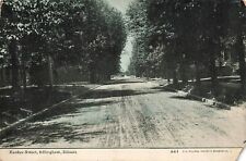 1911 ILLINOIS PHOTO POSTCARD: VIEW OF BANKER STREET, EFFINGHAM, IL picture