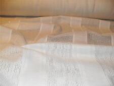 WHITE COTTON blend OPEN WEAVE DRAPERY FABRIC New 48 inch wide VTG High end picture