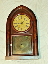 antique E. & A. Ingraham Co. Beehive 8 day clock 1852 picture