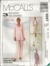 MCCALLS 9267 MISSES' SIZE 12-16 JACKET, TOP, PANTS, SKIRT SEWING PATTERN VTG picture