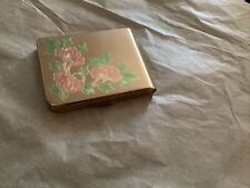 Vintage Elgin American Compact with Mirror Floral Engraved picture
