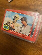 STAR WARS 1977 Second Series RED Topps Trading Cards Lot 67-132 picture