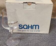 Set of 6 New Belgium Specialty Stem Wine Beer Glasses By Sahm New In Box NEW picture