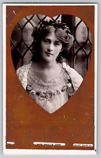 Miss Phyllis Dare Stage Actress Early 1907 Edwardian Fashion RPPC Photo Postcard picture