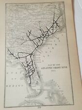 Original 1911 railroad map + 20-page Report ATLANTIC COAST LINE  ~NC SC GA FL RR picture