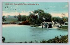 Rock Cave Mitchell Park Milwaukee Wisconsin Vintage Posted 1911 Postcard picture