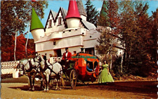 Cinderella's Castle pumpkin coach Storyland New Hampshire postcard a35 picture