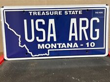2010 MONTANA VANITY LICENSE PLATE USA ARG picture