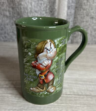 Disney Snow White Grumpy Dwarf Green Coffee 3D Mug Bad Mood Dude picture