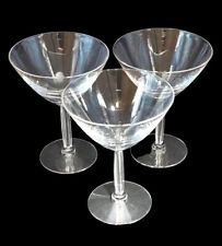 (3) Vintage Fostoria Patrician (6064) Sherbert Champagne Martini Glasses 4.5