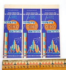 Vintage 1930’S ART DECO OHIO BOOK MATCHES - MATCH SALES CO. MATCHBOOK COVER #23 picture